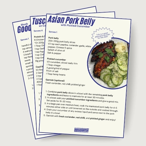 Benson Detox Recipe Stack